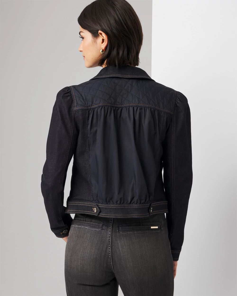 Quilted Jean Jacket | White House Black Market